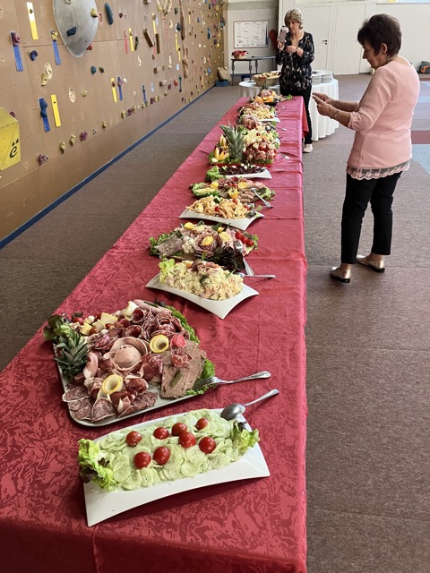 Buffet der Abendveranstaltung (Vorspeisen)